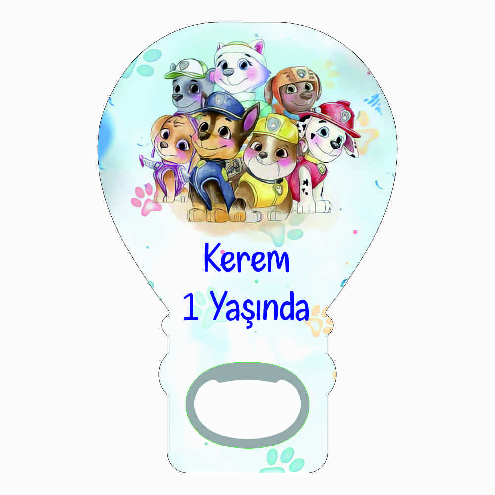 Paw Patrol Balon Açacak Magnet